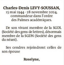 Charles-Denis LEVY-SOUSSAN